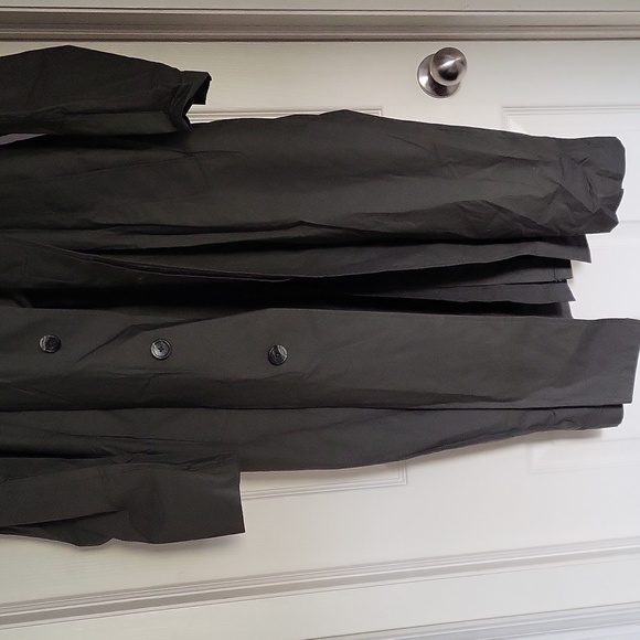 Hart Schaffner Marx Olive Trench Coat - Picture 2 of 6